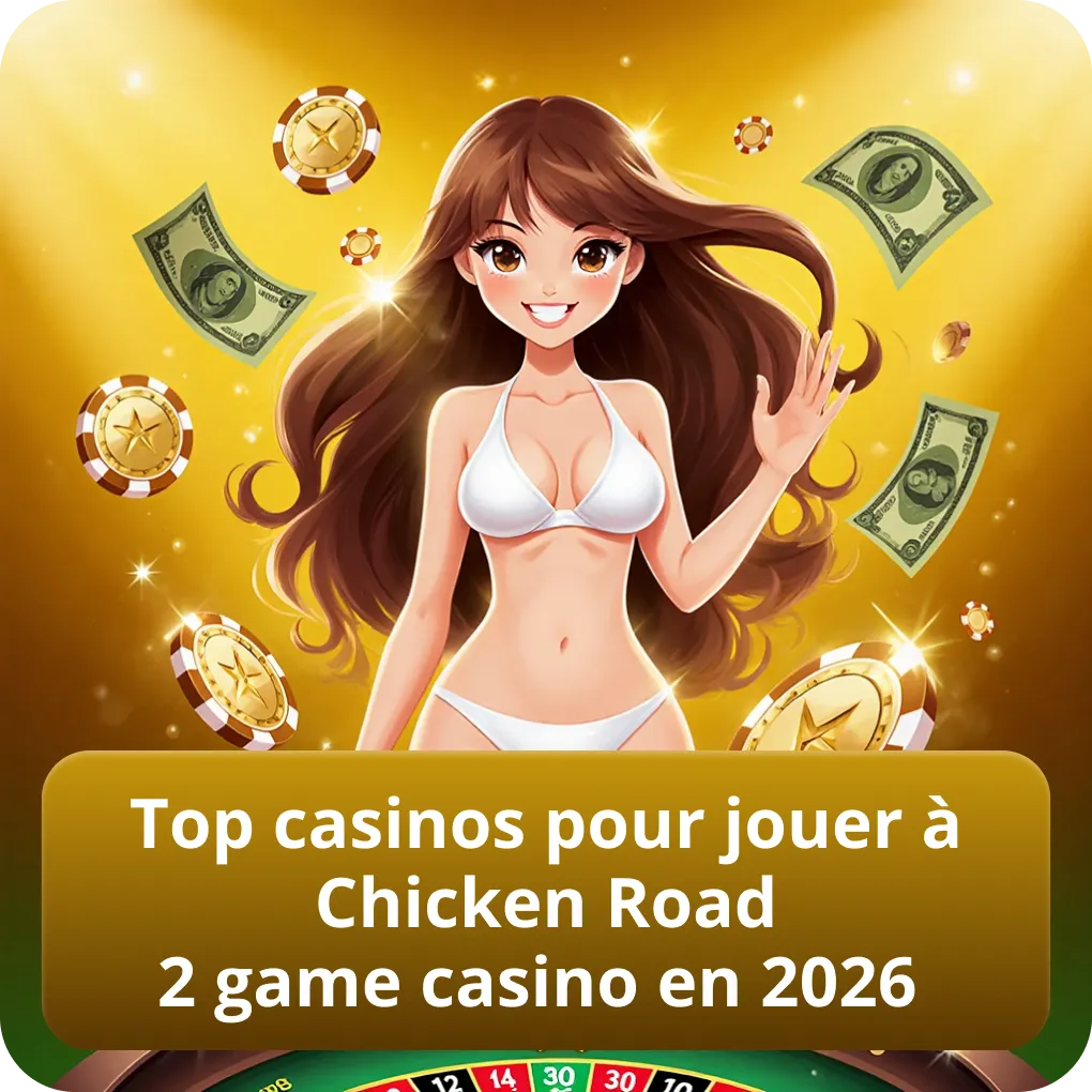 Top casinos pour jouer à Chicken Road 2 game casino en 2026